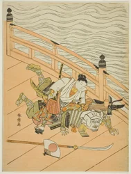 Ushiwakamaru Idé d Benkei Fighchin g Ljud Ömsesidig hjälp B anledning