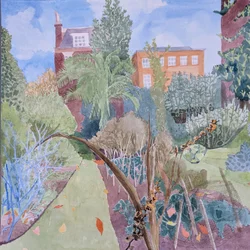 Chelsea Physic Garden, 2020 (akvarell på papper)