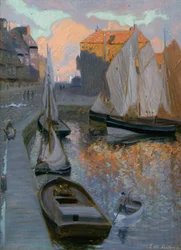 Hamnen i Honfleur
