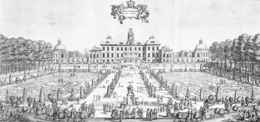 Utsikt över Drottningholms slott, 1692