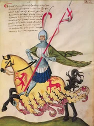 Giovanni Cerva dei Transelgardi (tempera på veläng)