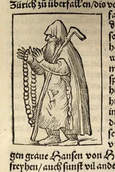 Illustration från Cosmographia av Sebastian Muenster, Basel 1544
