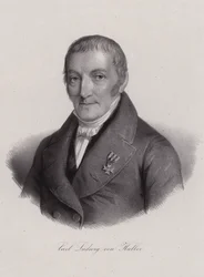Karl Ludwig von Haller, schweizisk jurist (gravyr)