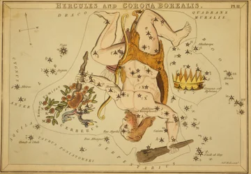 Hercules och Corona Borealis, Illustration från 