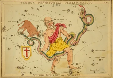 Taurus Poniatowski, Serpentarius, Scutum Sobiesky och Serpens, Illustration från 