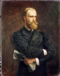 Porträtt av Charles Stewart Parnell (1846-91) 1892