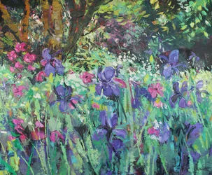 Iris trädgård