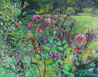 My Favourite Summer Garden, 2021 (olja på duk)