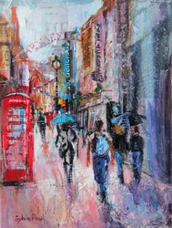 Regnig dag, Carnaby Street