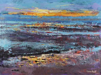 Sunrise Spectacular, 2021 (olja på duk)