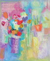 That Springtime Feeling 2014, akrylpapperscollage