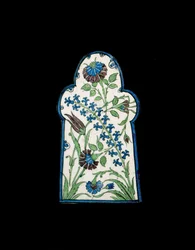 Formad kakel, Damaskus, sent 1500-tal