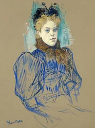 Porträtt av May Milton (1895)