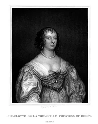 Charlotte Stanley, grevinna av Derby, 1825.