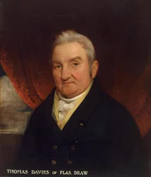 Thomas Davies från Plas Draw (olja på duk)