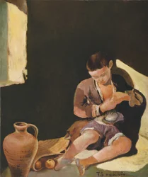 Dröm om nästa dag, ca 1940 (olja på duk)