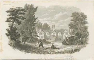Fenton - Clayton Hall: stålgravyr, nd [c 1840] (tryck)