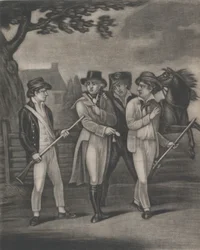 The Take of Major André av the Incorruptible Paulding, Williams och Vanvert, juli..., 4 juli 1812