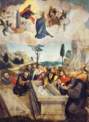 Assumption of Virgin, av Carlos Frey (aktiv 1517-1535)