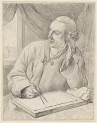Porträtt av (Hans) Jacob Otten Husly
