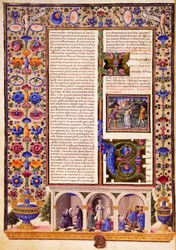 Prolog till profetiska böcker, från volym II av Bible of Borso d