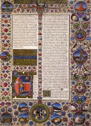Tredje Moseboken, första volymen av Bible of Borso d