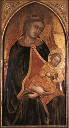 Madonna och barn, sent 1300-talets början