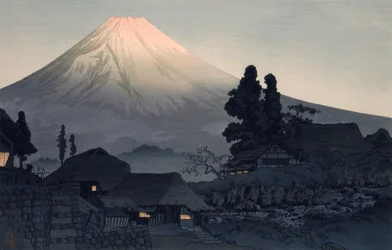 Mount Fuji från Mizukubo