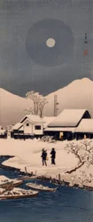Snö vid Nipponmatsu