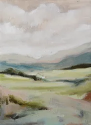 Den fridfulla bergsdalen