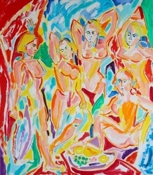 Livfulla nakna figurer