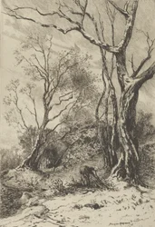 En Hiver., 1800-talet.