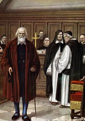 Galileen och inkvisitionen: "" E pure so muove! "" (Och ändå rör det sig är en fras som sägs ha yttrats före inkvisitionen av den italienske matematikern, fysikern och filosofen Galileo (Och ändå rör den sig är en fras som sägs ha uttalats innan