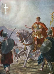 Kejsar Konstantin I:s omvandling (gravyr)