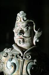 Representation av en krigare, detalj, 618-907