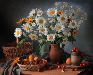 Tusenskönor och sommarfrukt