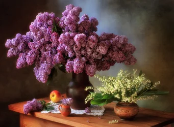Vårligt blomsterstilleben