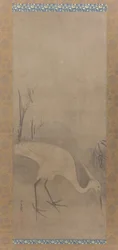 White Heron Shirosagi zu, tidigt 1600-tal.