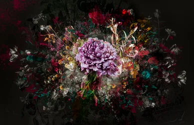 BOUQUET XXVII, 2019 (blandade medier på duk)