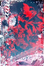 Beyond Leisure, 2015 (Collage på duk)