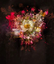 Bukett XXVII, 2019 (blandade media på duk)