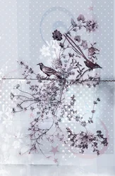 Branches of Birds, 2015 (Collage på duk)