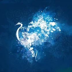 Feathered Flowers, 2015 (blandade media på duk)