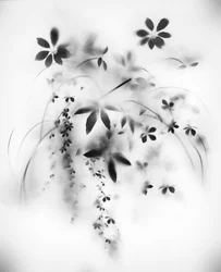 Natural Veil, 2018 (blandade media på duk)