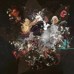 Reverb, 2017 (Collage på duk)