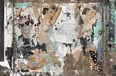 Taste of life, 2015 (Collage på duk)