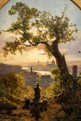 Florens landskap från berget St. Miniato