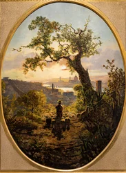 Florens landskap från berget St. Miniato