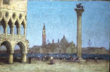Piazzetta, Venedig, Twilight