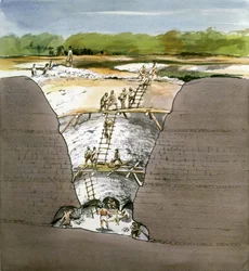 Cutaway Section through Grime